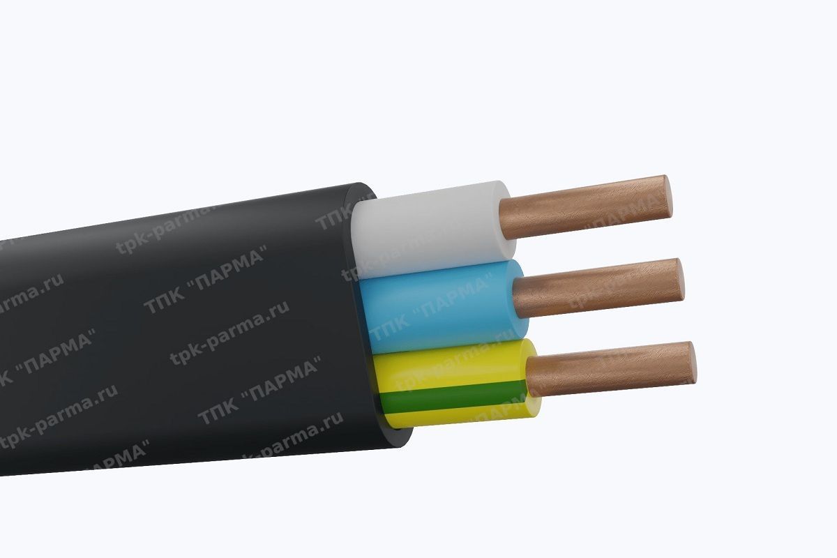 Фотография провода Кабель ВВГнг(A)-LSLTx-П 3х2,5
