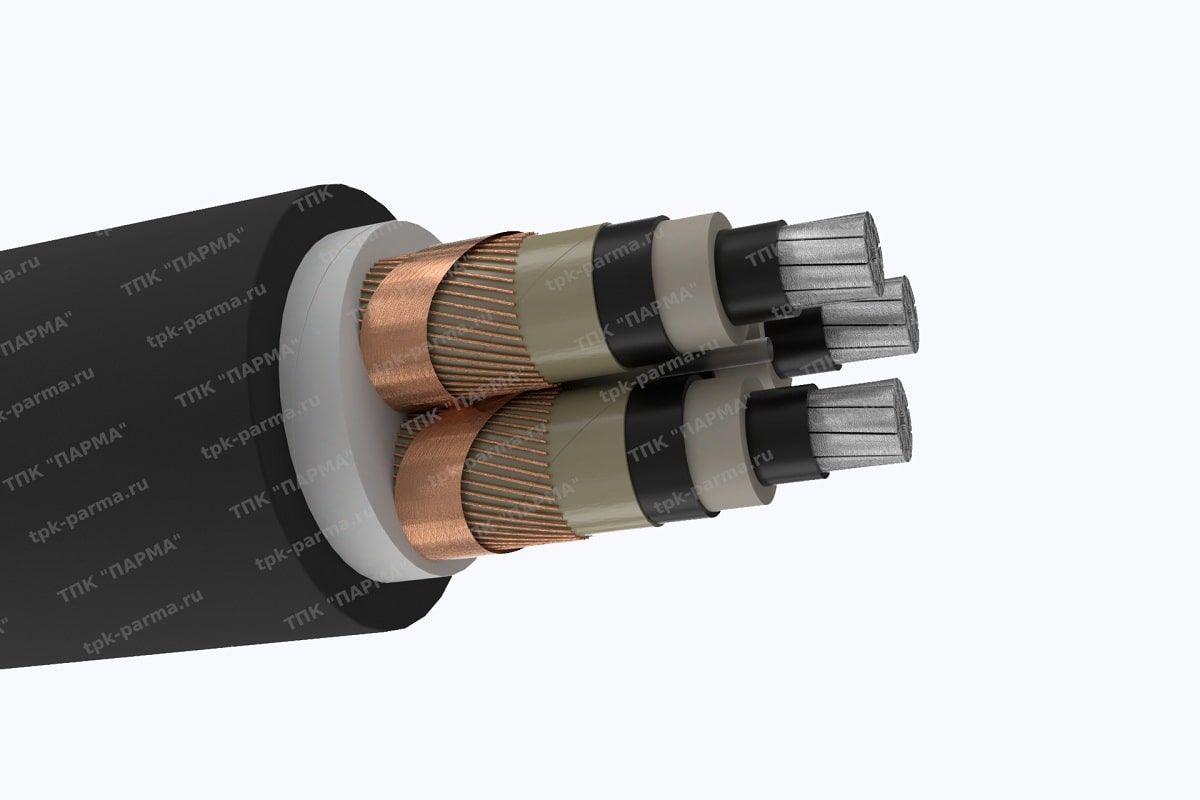 Фотография провода Кабель АПвПу 3х300/120 - 20кВ