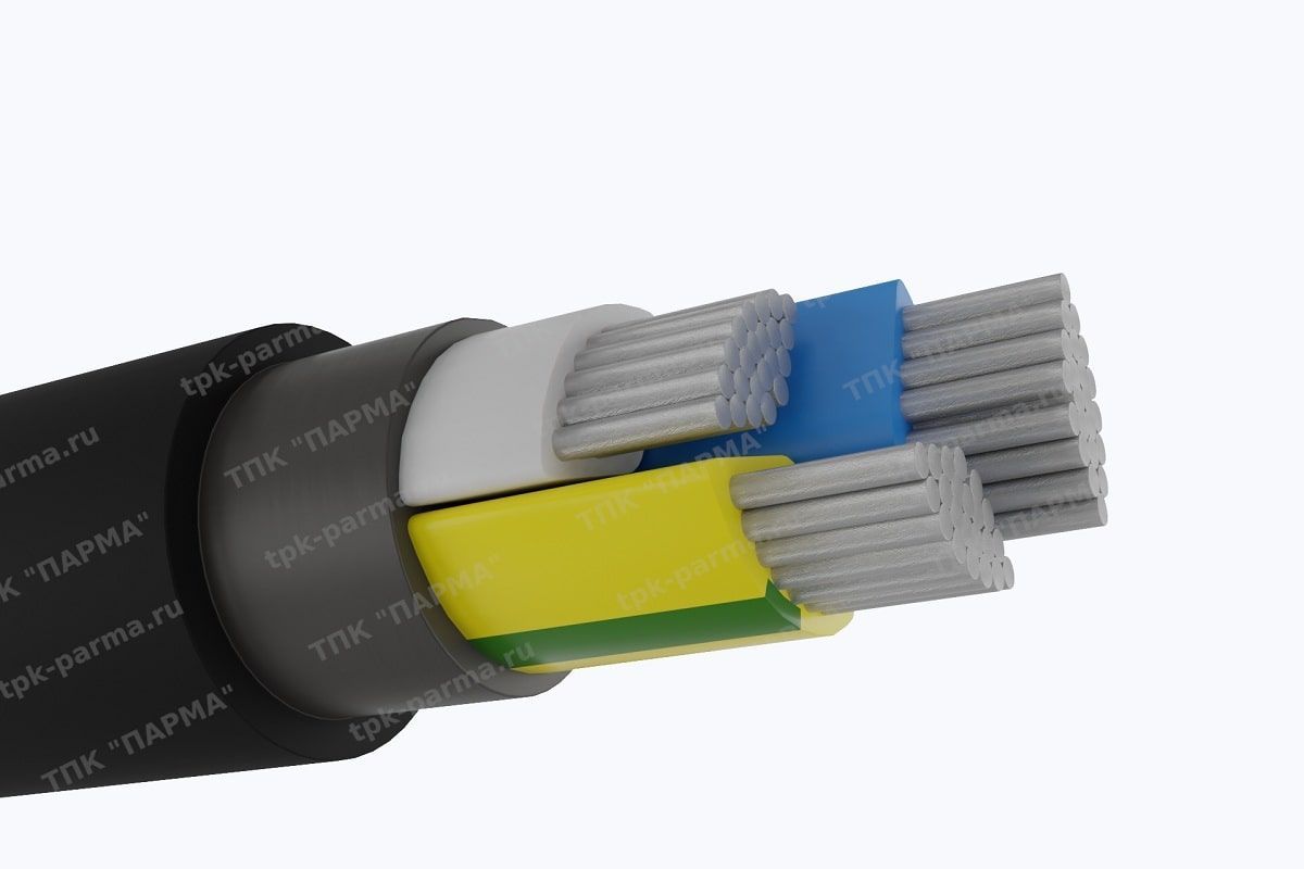 Фотография провода Кабель АПвВГ 3х95 - 1кВ