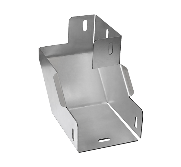 Угол вертикальный внутренний с разворотом 90' прав SYVVR600*80*1,5 R INOX