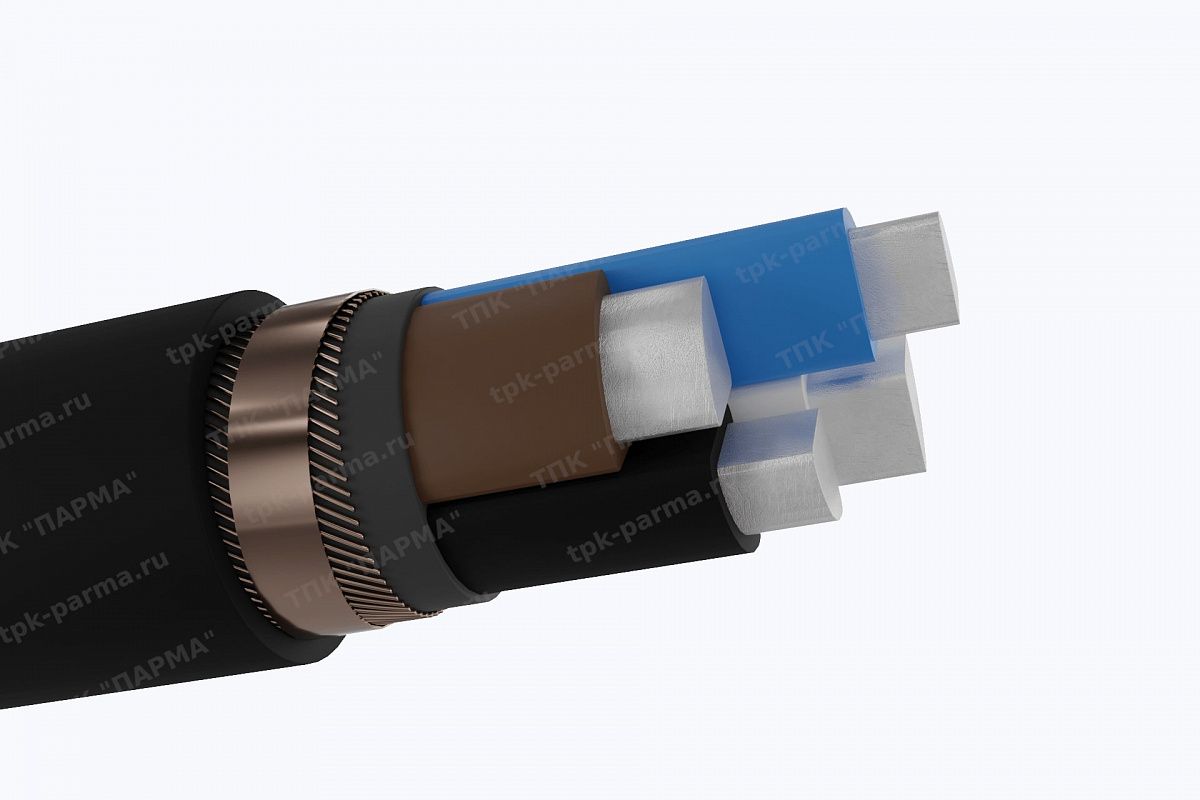 Фотография провода Кабель АВВГЭ 4х25