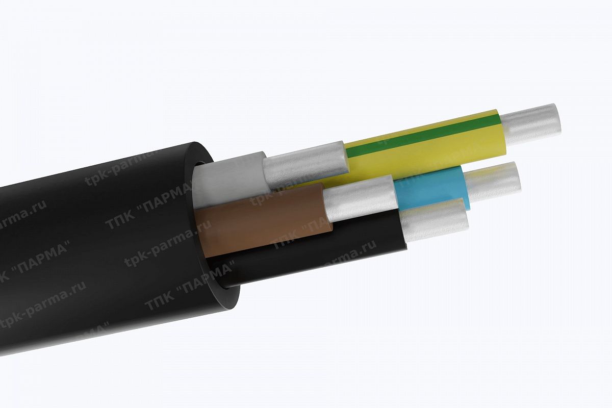 Фотография провода Кабель АВВГнг(A) 5х4